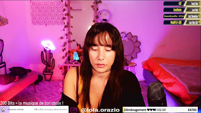 LolaOrazio Accidental Nipple Slip on Twitch