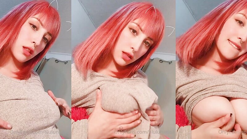 Lilu Lunatica Nude Boobs Play and Sucking