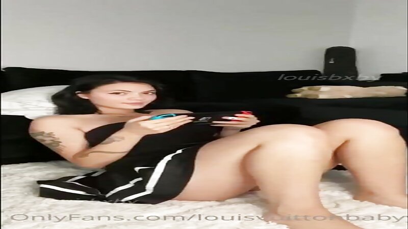 Louis Vuitton Baby Fucking a Dildo