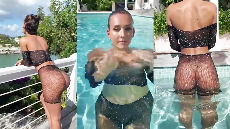 Rachel Cook Nude in See Thru Dress