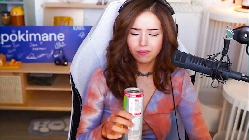Pokimane Accidental Boob Nipple Slip