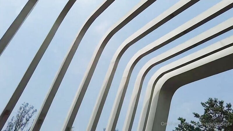 Poonam Pandey Nude Outdoor Teasing