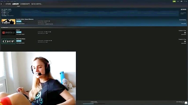 Staipy Accidentally Showing Off Her Ass Cheeks