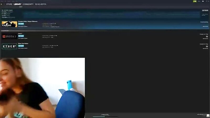 Staipy Accidentally Showing Off Her Ass Cheeks
