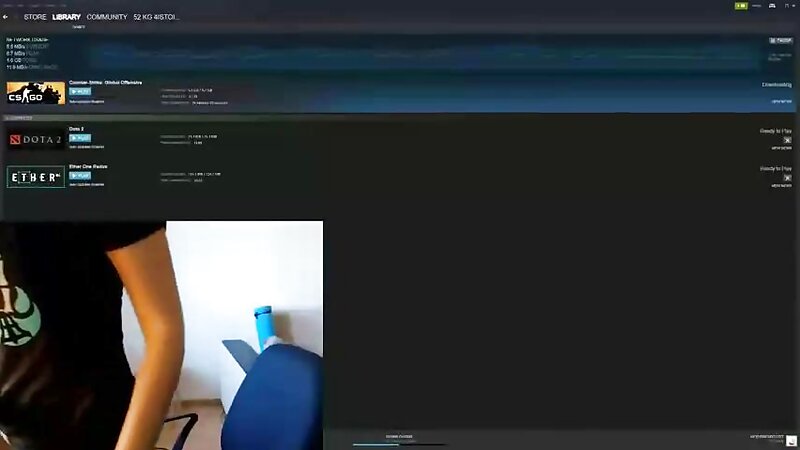 Staipy Accidentally Showing Off Her Ass Cheeks