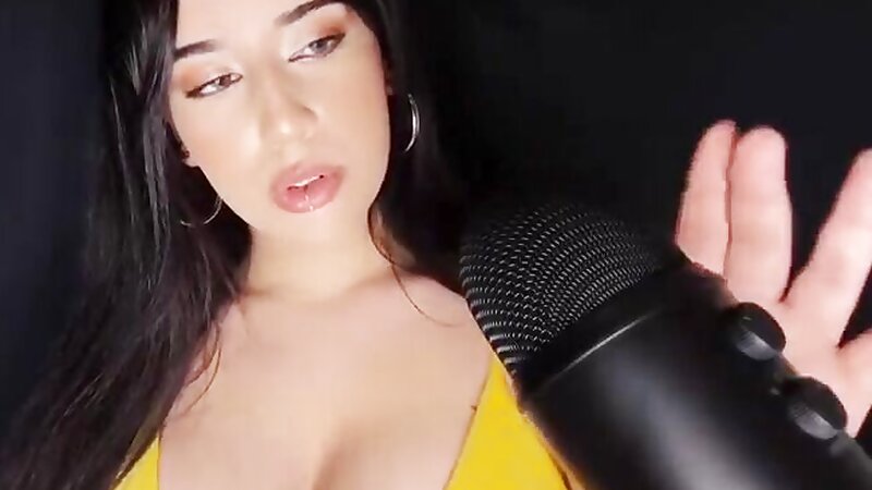 Shiny Bra Scratching in Lingerie ASMR