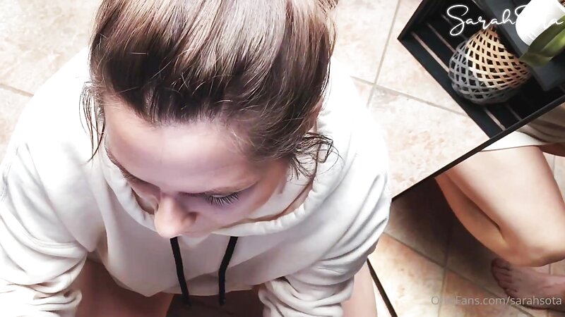 Sarah Sota Sloppy Blowjob and Cum in Mouth