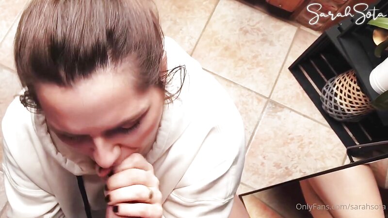 Sarah Sota Sloppy Blowjob and Cum in Mouth