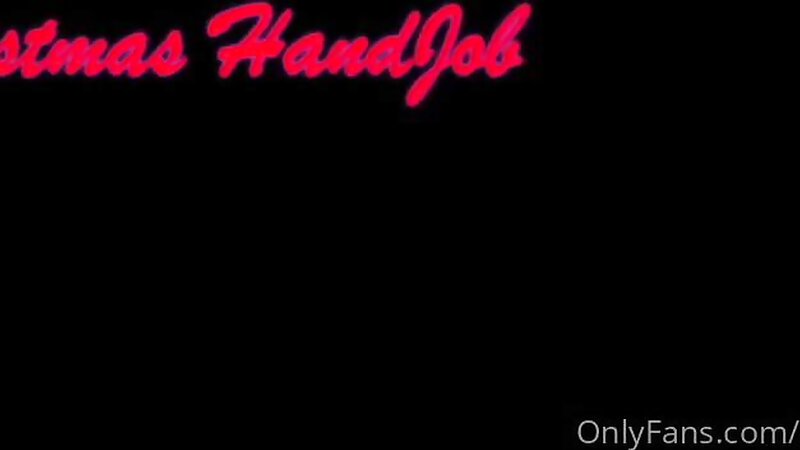 Sabrina Vaz Christmas Handjob and Masturbation