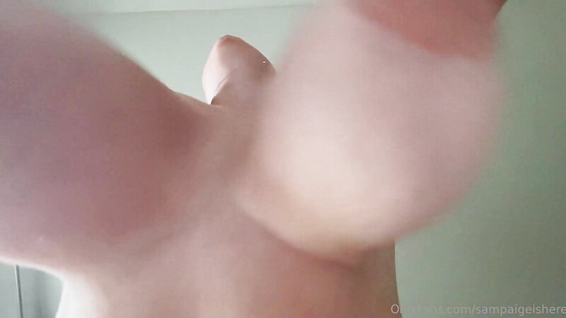Sam Paige Big Tits Bouncing and Riding a Dildo