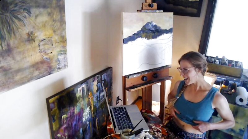 Twitch Streamer Nude and Showing Tits