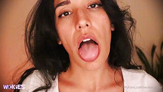 Wokies ASMR Cum In My Mouth Onlyfans Video Leaked