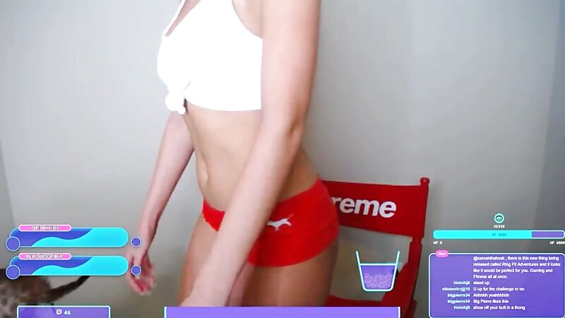 Twitch Streamer Jiggling her Big Ass