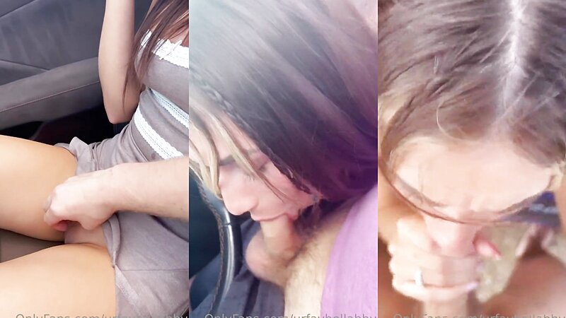 Bella Rayee Hot Car Sex and Cumshot