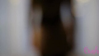 Xenia Crushova Black Lingerie Boobs Squeeze Video Leaked