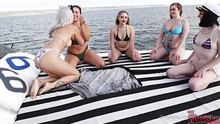 Tati Evans Nude Lesbian Boat Orgy Video Leaked