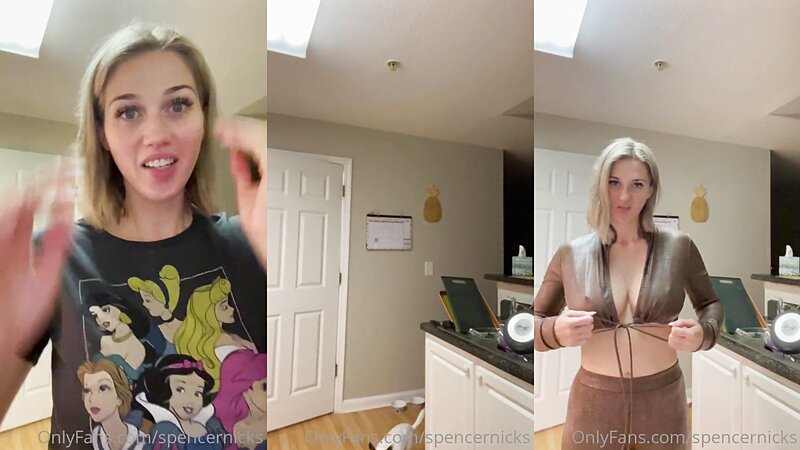 Spencer Nicks Trying On Nude Outfits