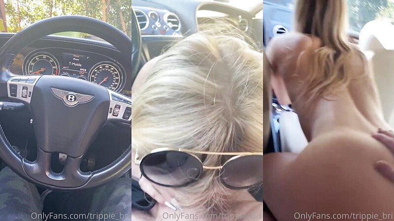 Trippie Bri Car Blowjob and Riding