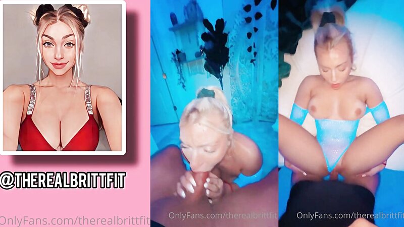 Therealbrittfit Hardcore Cumshot Sex Tape