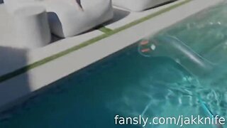 Pool Boy Fucks His Client With Effy Cutie