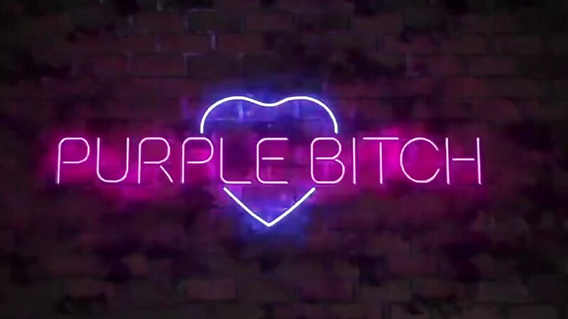 Purple Bitch Stunning Naked Butt action