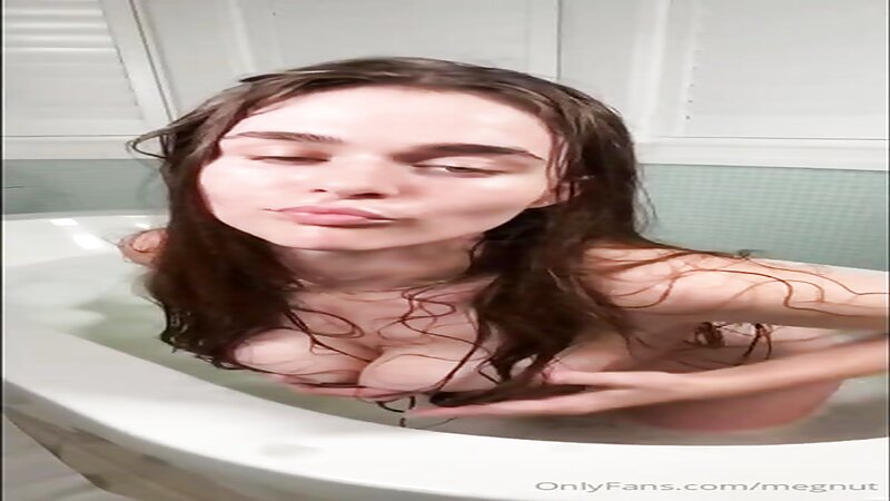 Megnutt02 Full Nude Bathtub Teasing Show