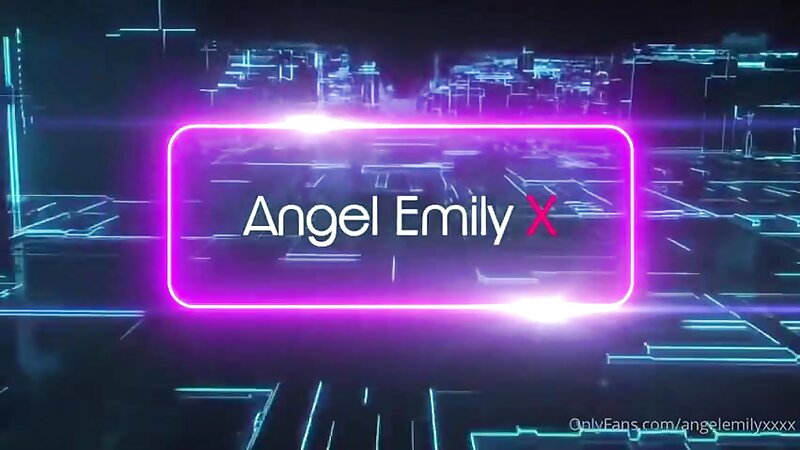 Angel Emily Horny Playing with a New Dildo fun