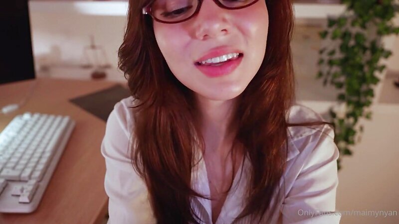 Maimy Nyan Late Night ASMR Office Escape