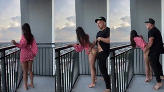 Delia Rose Balcony Sex Tape Video Leaked