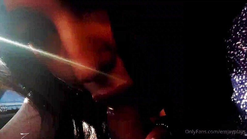 Emily Rinaudo Giving a Blowjob