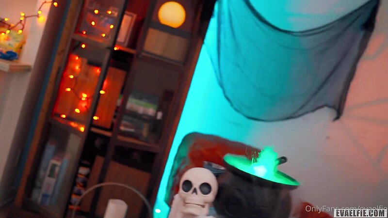 Eva Elfie Halloween Sex Scene