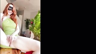 Lily Honey Bee Sitting On The Dildo With Her Beautiful Pussy