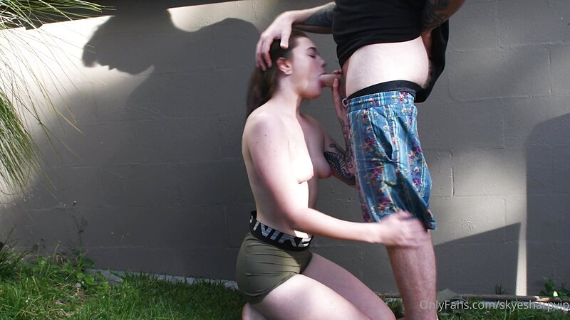 Skye Sharp VIP Hidden Blowjob on Friend