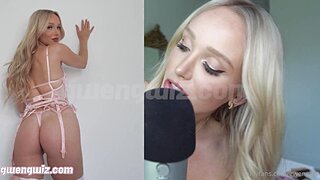 GwenGwiz ASMR Lingerie Haul & Footjob Video Leaked