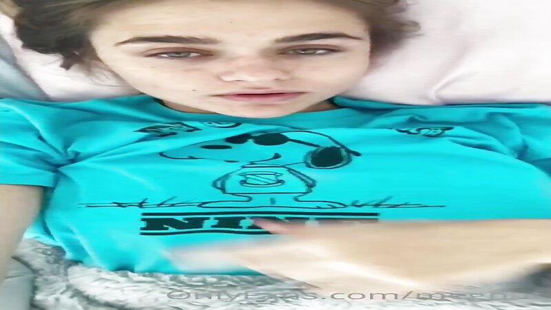 Megnutt02 Topless and Teasing on Bed