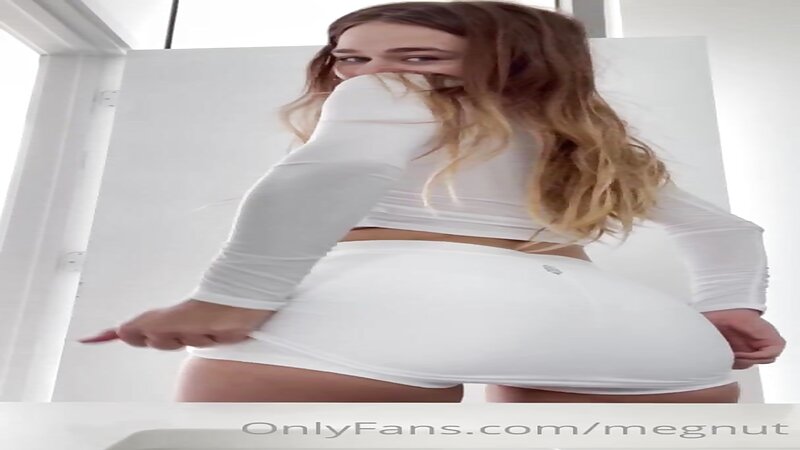 Megnutt02 Nude Titty Drop in White Outfit