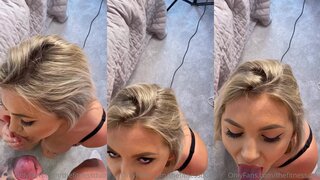 TheFitnessDuo Doing a Handjob On The Boyfriend