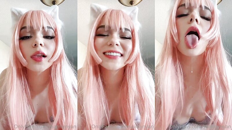 Maimy ASMR Sloppy Cum in Mouth