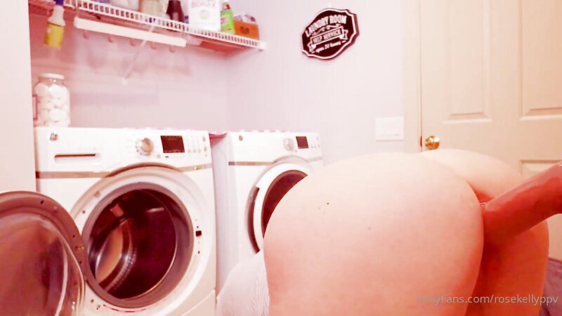 Rose Kelly Naked Laundry Room Fun