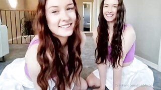 Maddison Twins Nude POV Riding Dildo Video Leaked