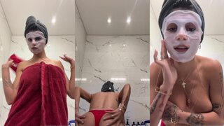 Mia Khalifa Boob Slip Face Mask PPV Video Leaked
