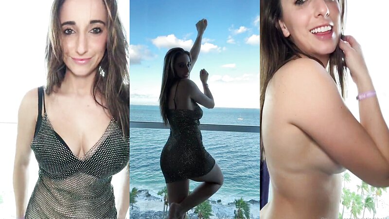 Christina Khalil Naked and Virgin in Front of Window