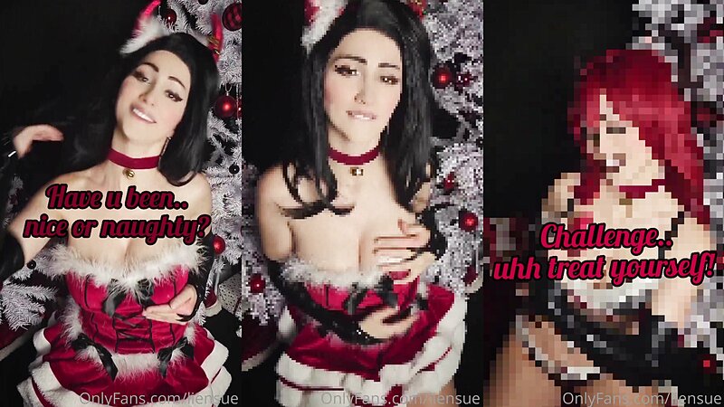 LienSue Sexy Cosplay Stripteasing action