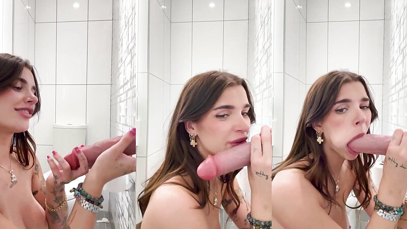 Arikytsya Naked Blowjob and Riding a Dildo POV