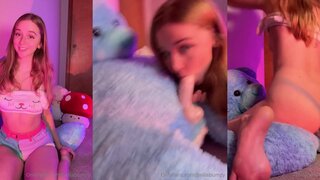 Bellabvmsy Nude Onlyfans Riding Dildo Video