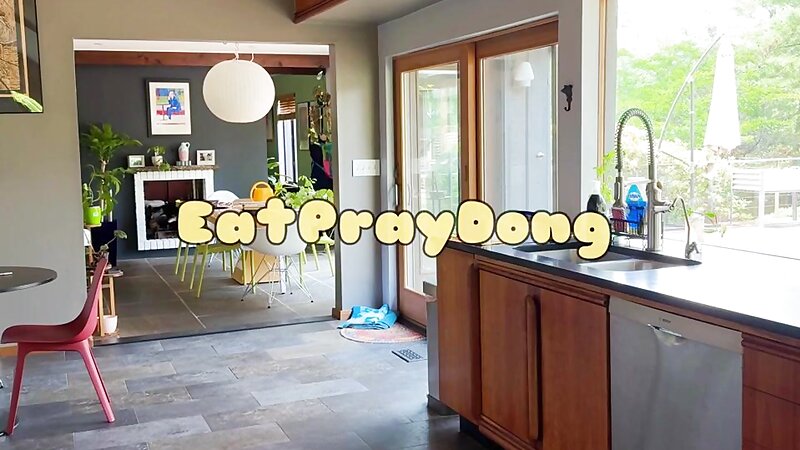 EatPrayDong Kitchen Countertop Sex Tape