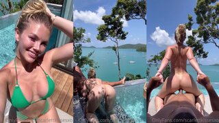 ScarlettkissesXO Room Service Poolside Fuck Video Leaked