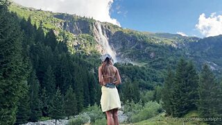 Anna Ralphs Blowjob in Nature with Beautiful View Video Leaked