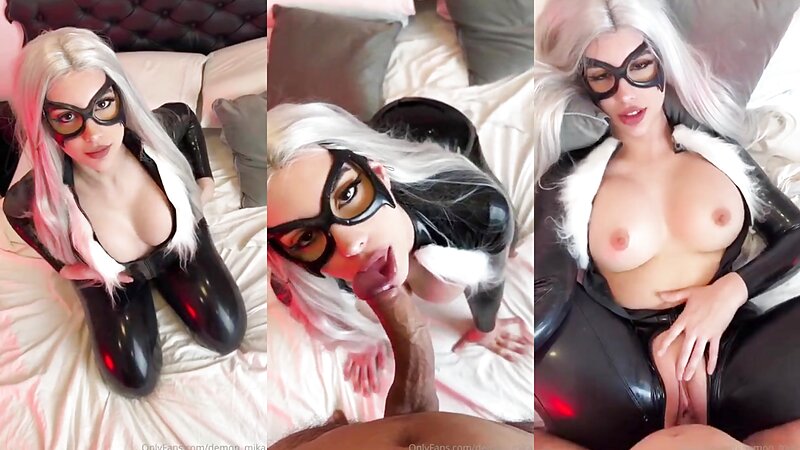 Mikaela T. Catwoman Roleplay Sex Tape