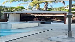 Kayley Gunner New Poolside Voyeur Sloppy Face Fucking Facial Video